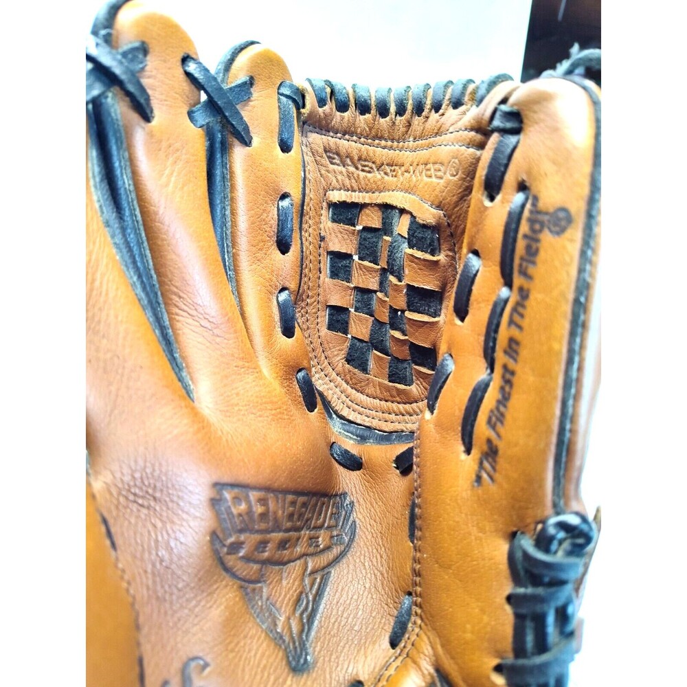 Rawlings  Baseball Glove Right Hand Tanned Brown Leather RS1150  Renegade 11.5" - Picture 11 of 15